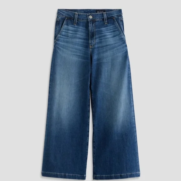 AG Adriano Goldschmied Blue Flare Jeans NWT - Picture 3 of 13